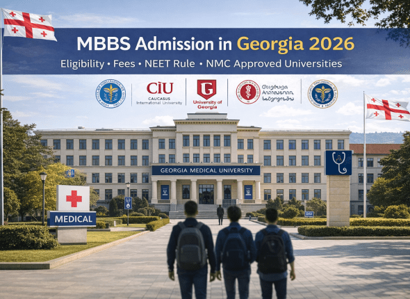 mbbs admission in georgia 2026 eligibility fees neet requirement